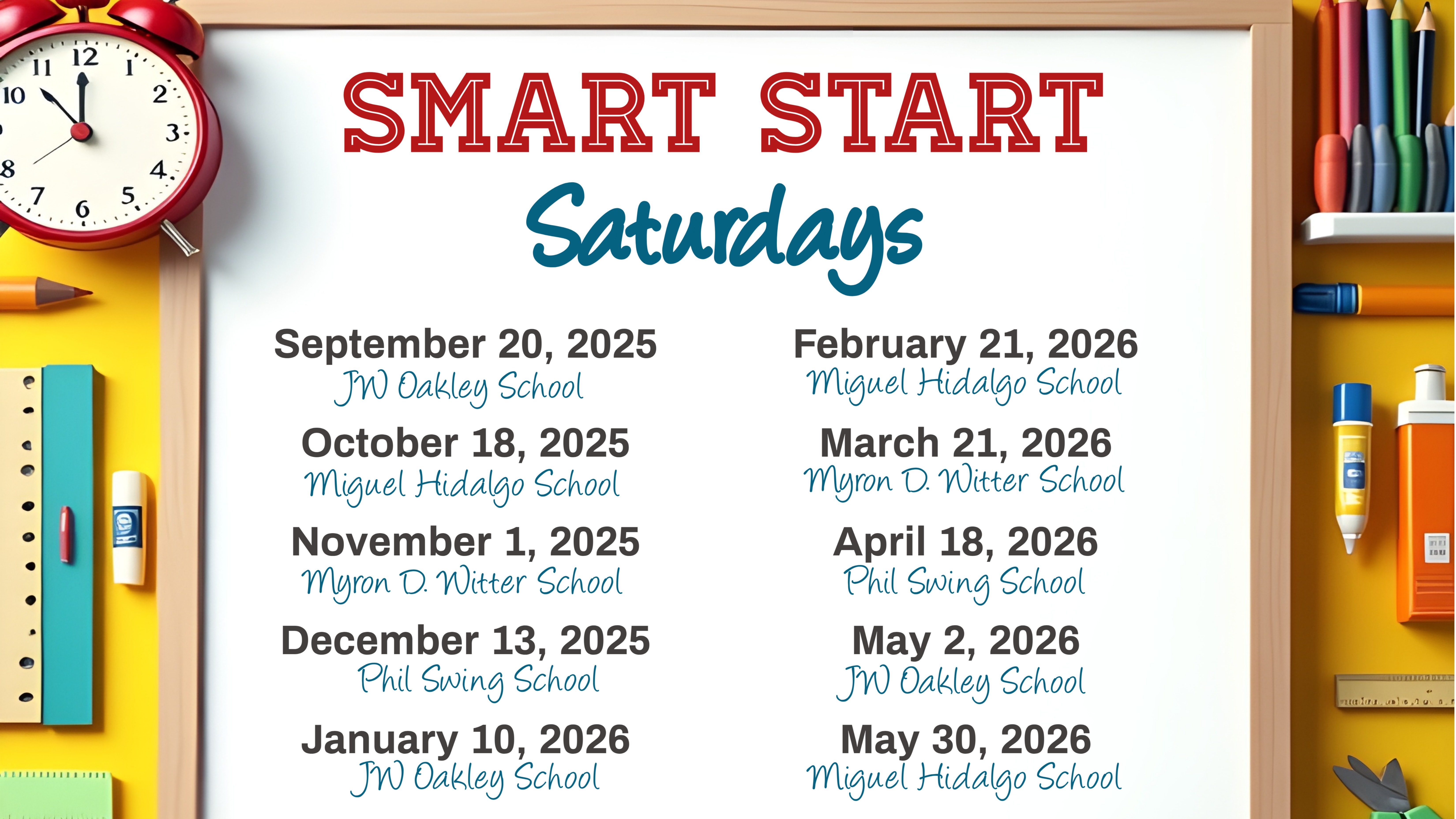 Smart Start Saturdays
