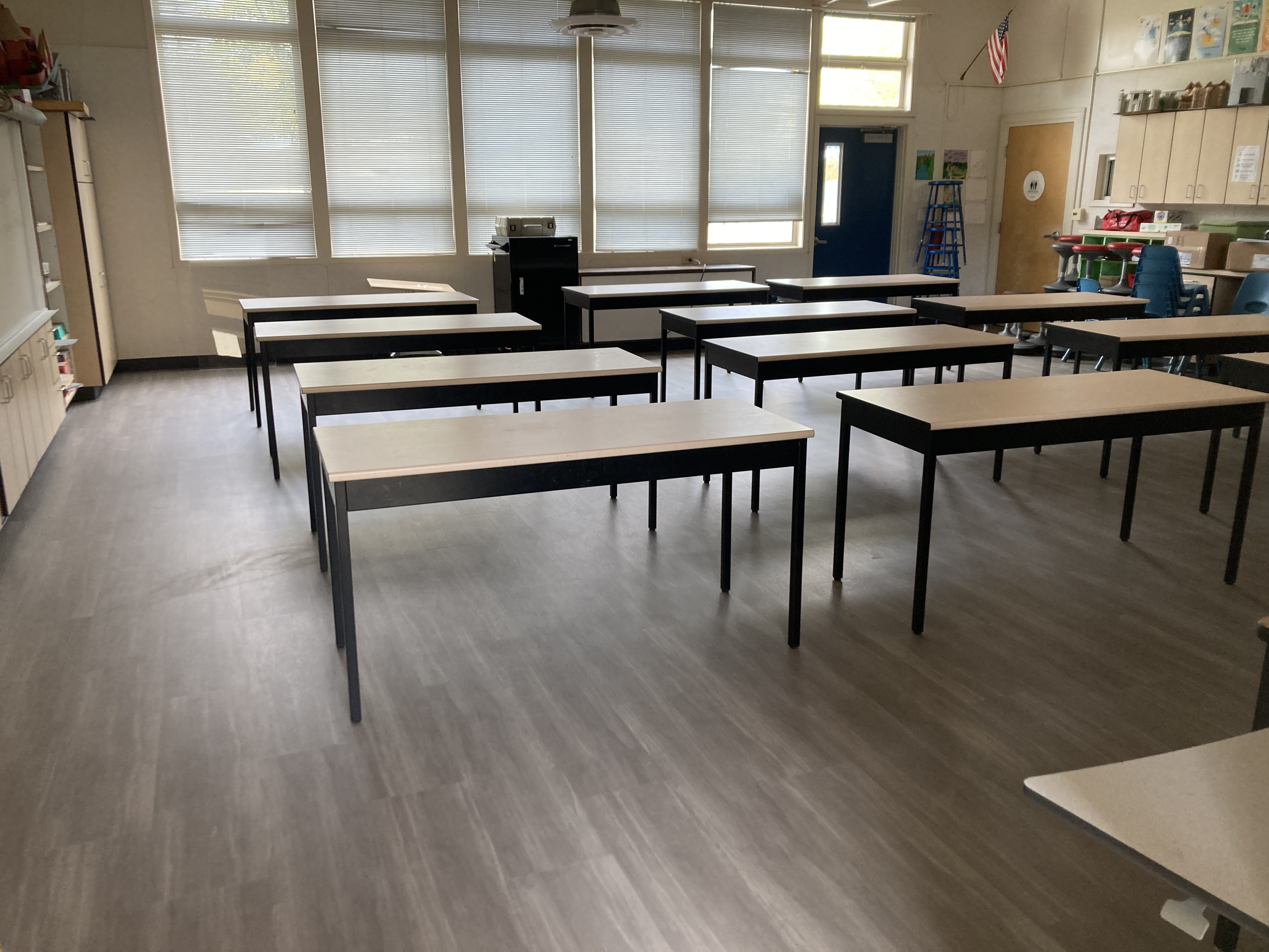 New Middle School Classroom Flooring