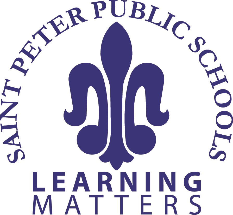 st peter public schools logo