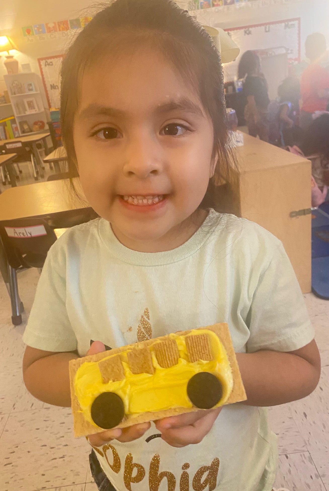 Edible School Buses for Snack