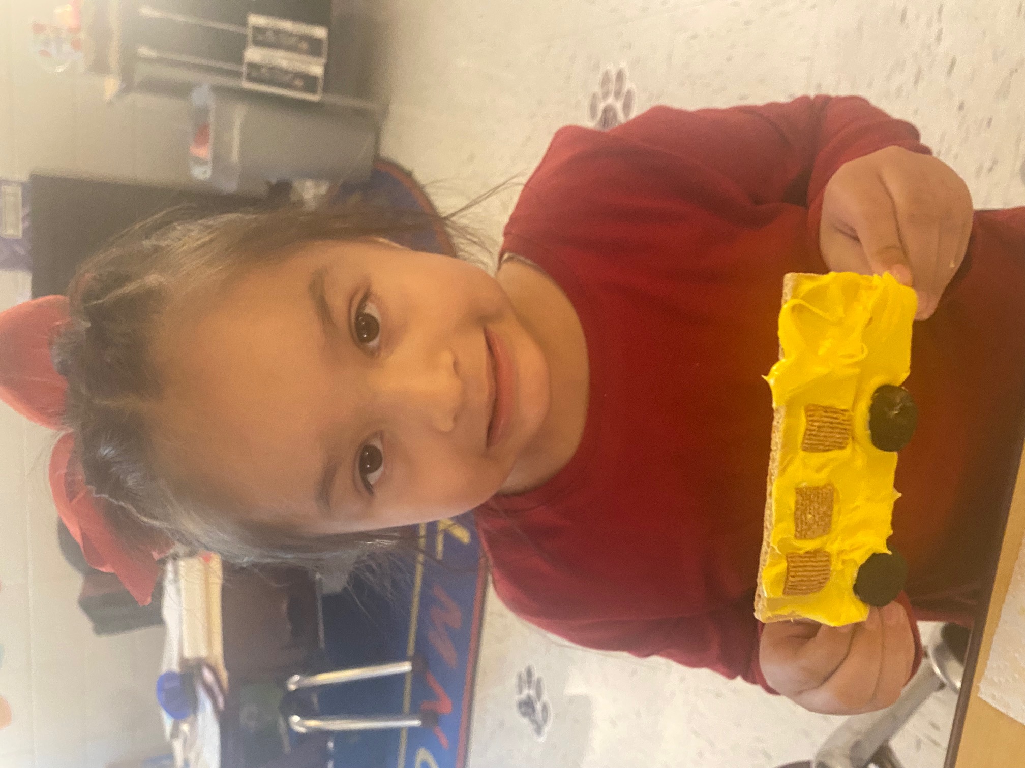 Edible School Buses for Snack