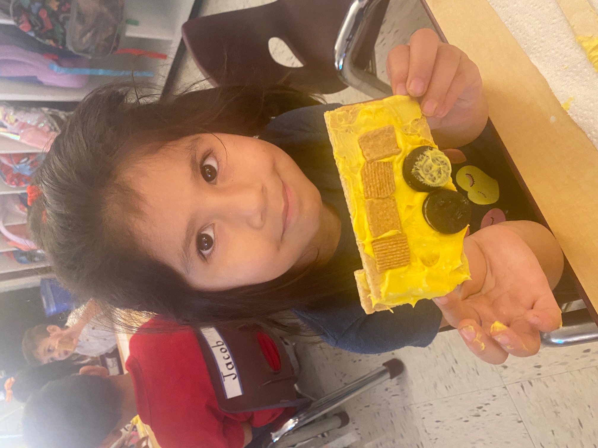 Edible School Buses for Snack