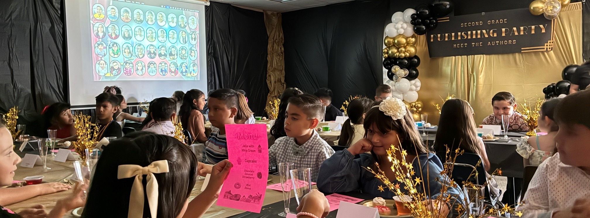 2nd Grade DLI Book Publishing Party