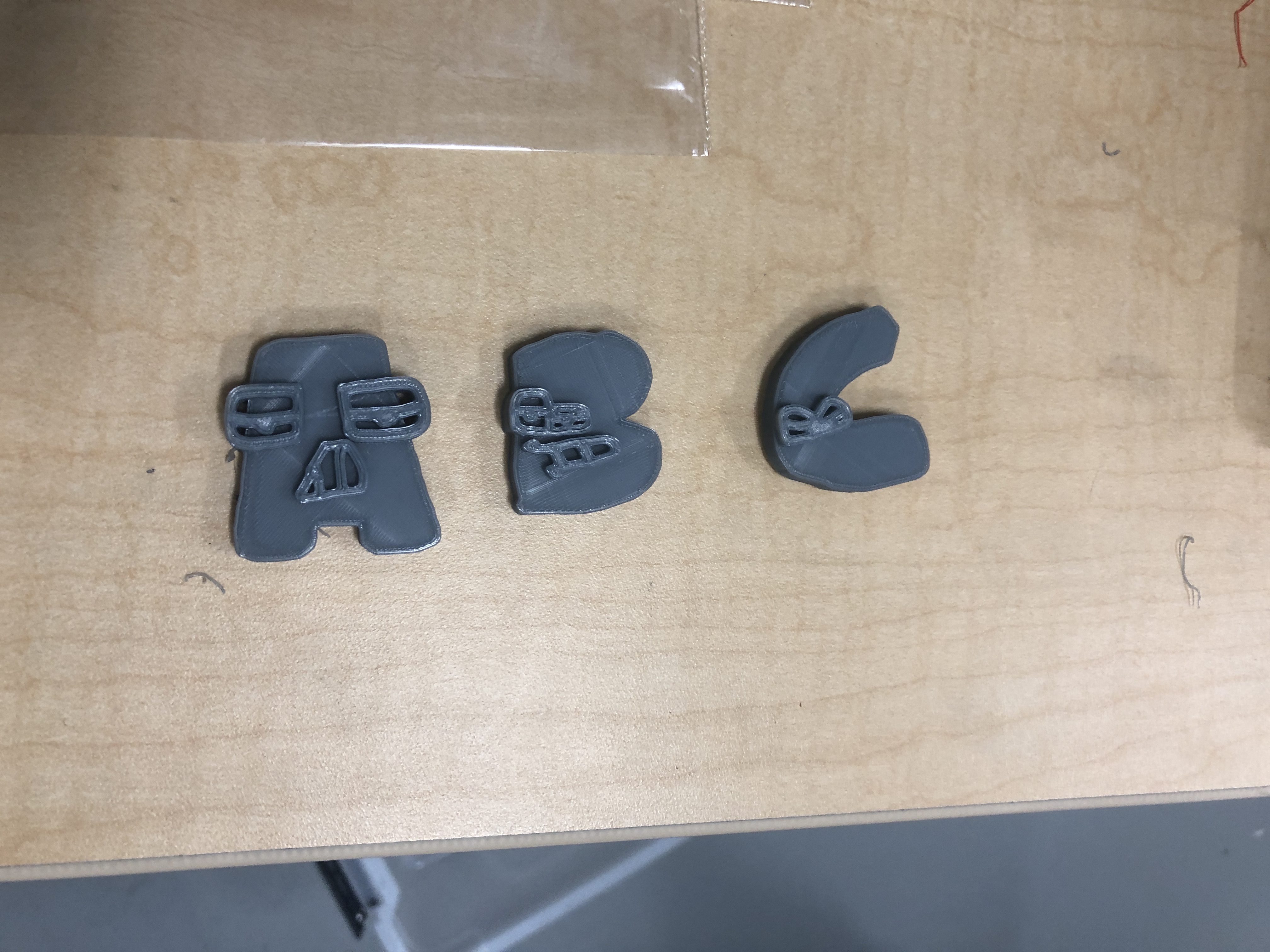 3D printed ABCs
