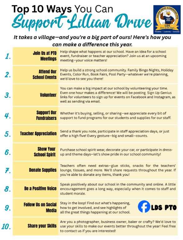 PTO Ways to Support
