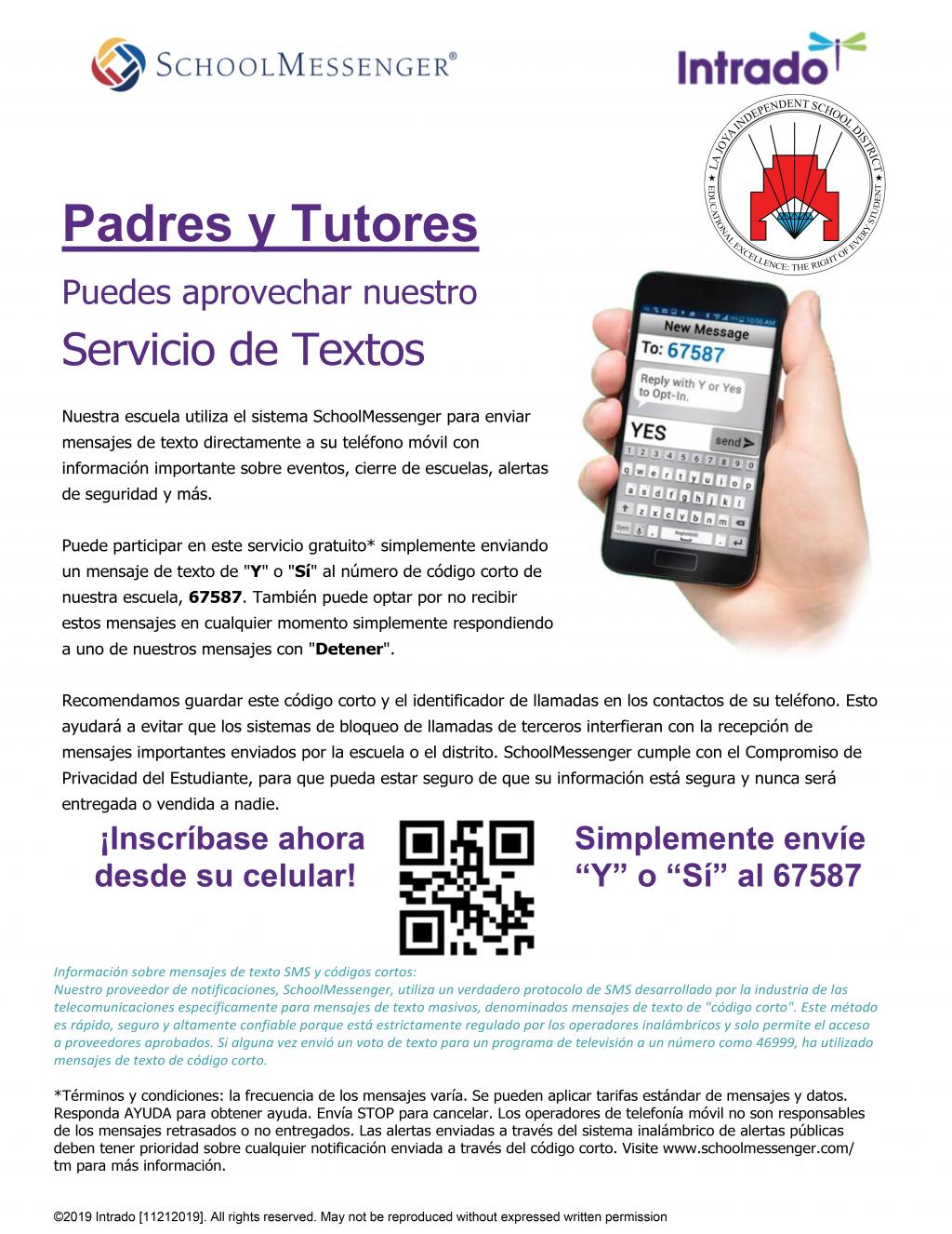 Servicio de Textos