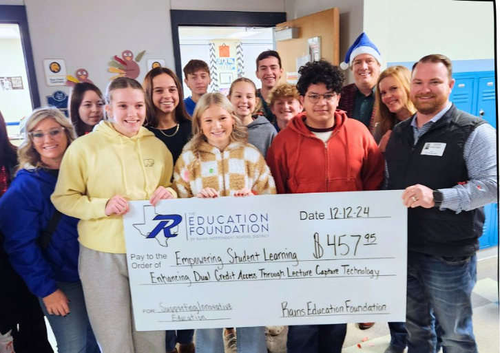 Rains Education Foundation Grant Awarded