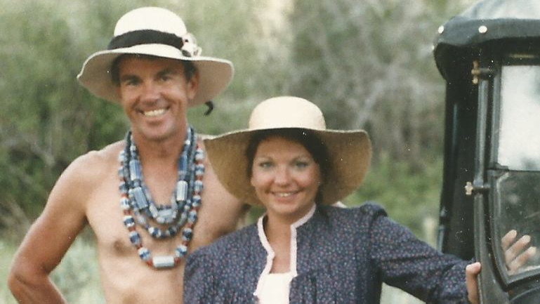 Susan Kinneman, high school english teacher for 2022-2023,  pictured with her husband, Dan.
