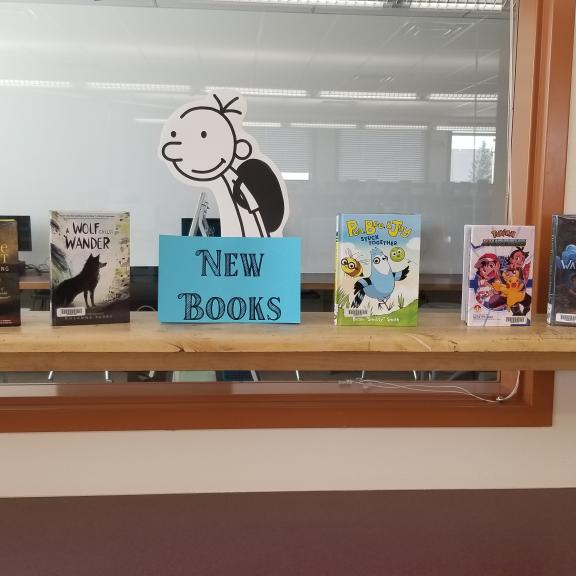 Wind River Elementary Library displays new books
