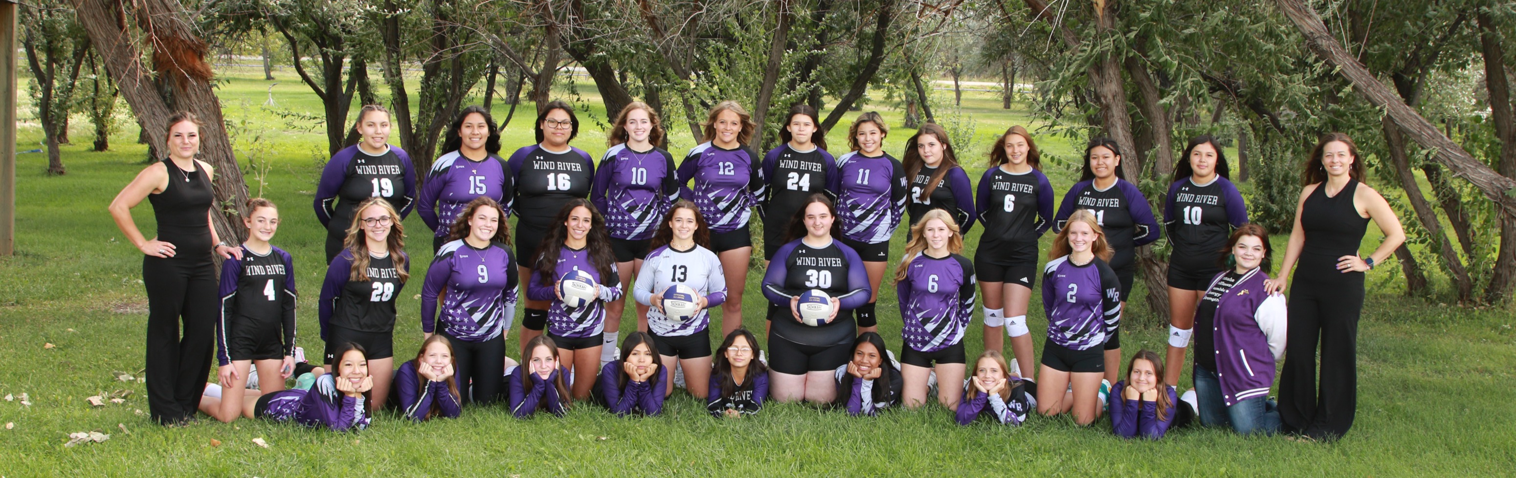 2023 Wind River High School Volleyball team