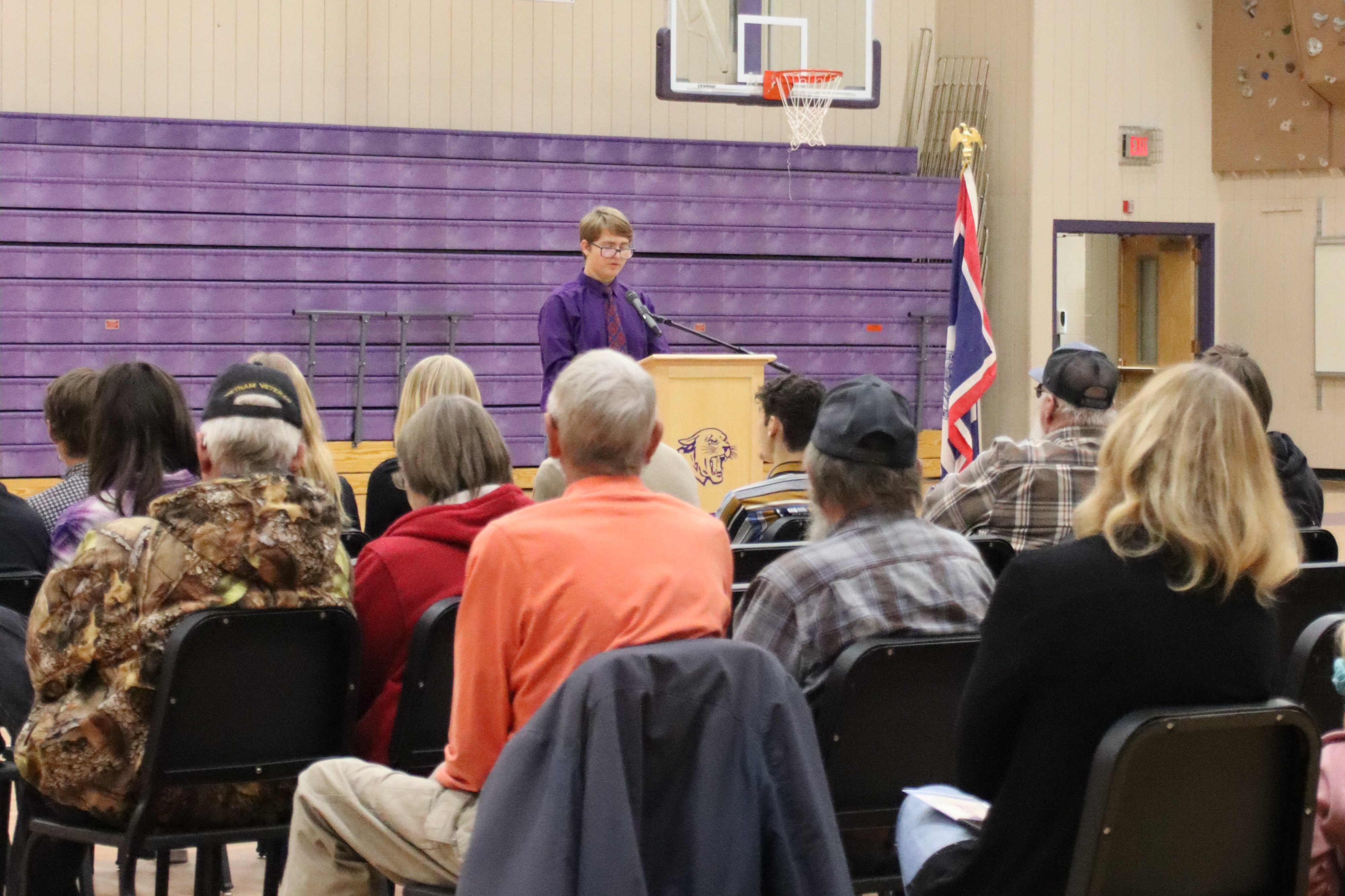 Wind River celebrated local Veterans during an assembly on Thursday, Nov. 9. 