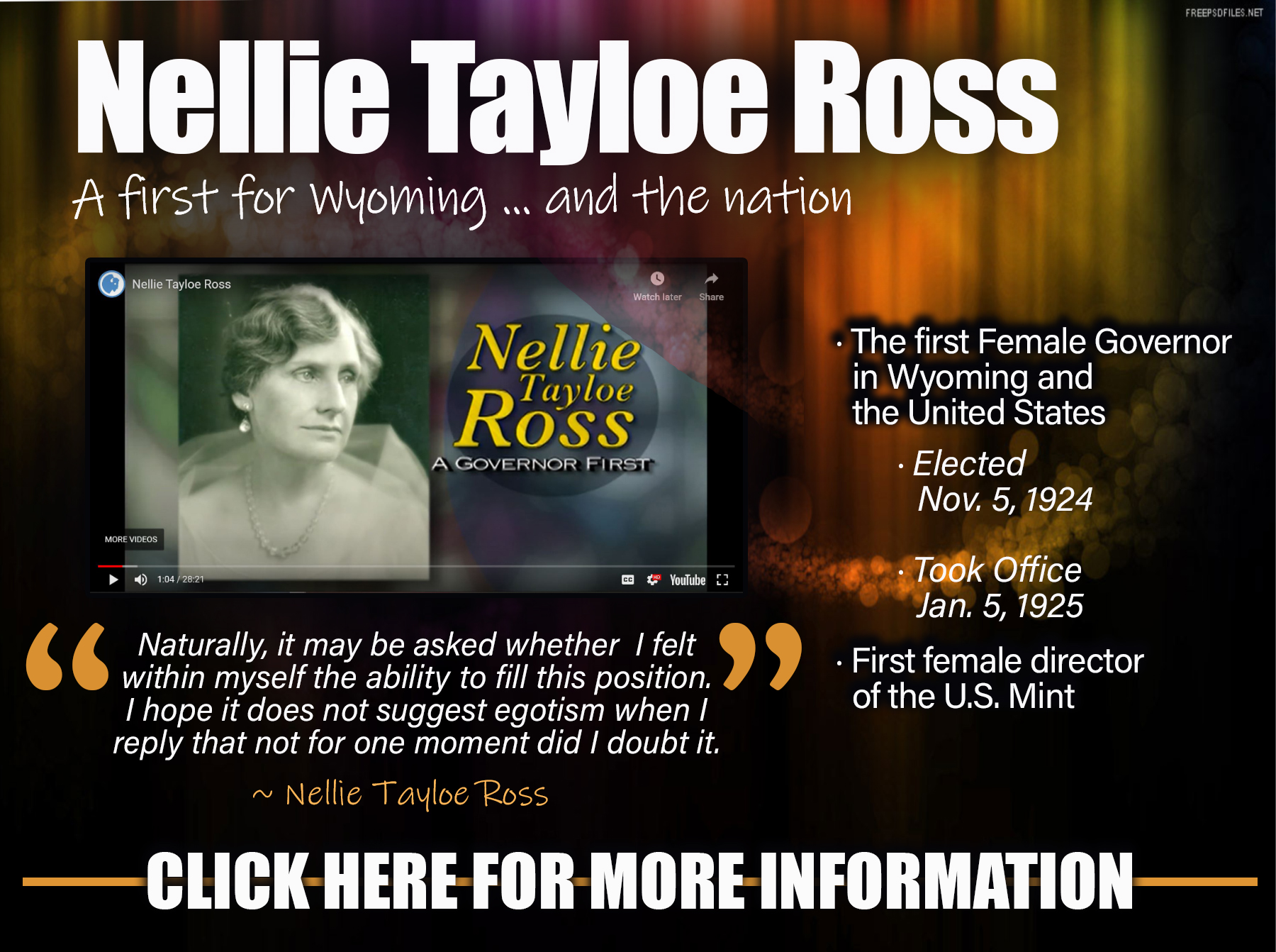 Nellie T. Ross Day