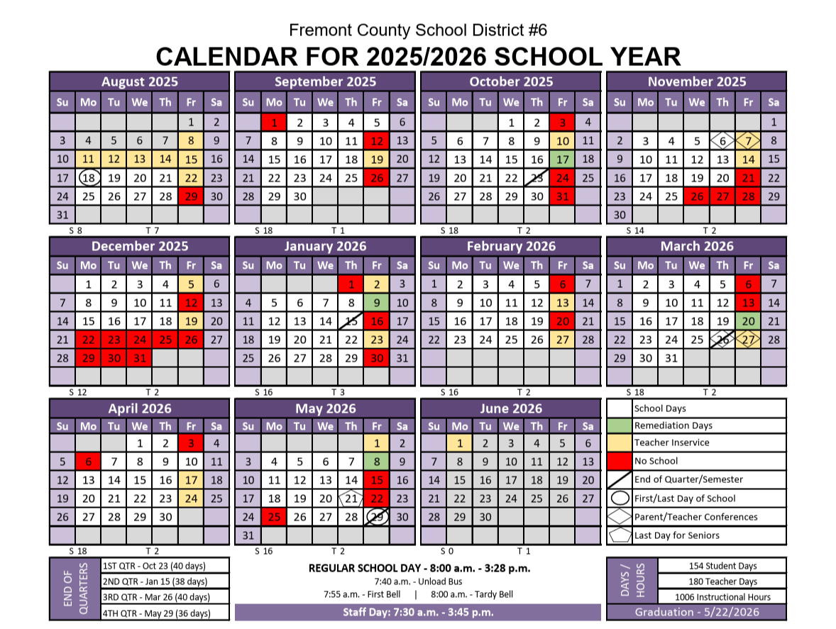 2024-2025 School Calendar