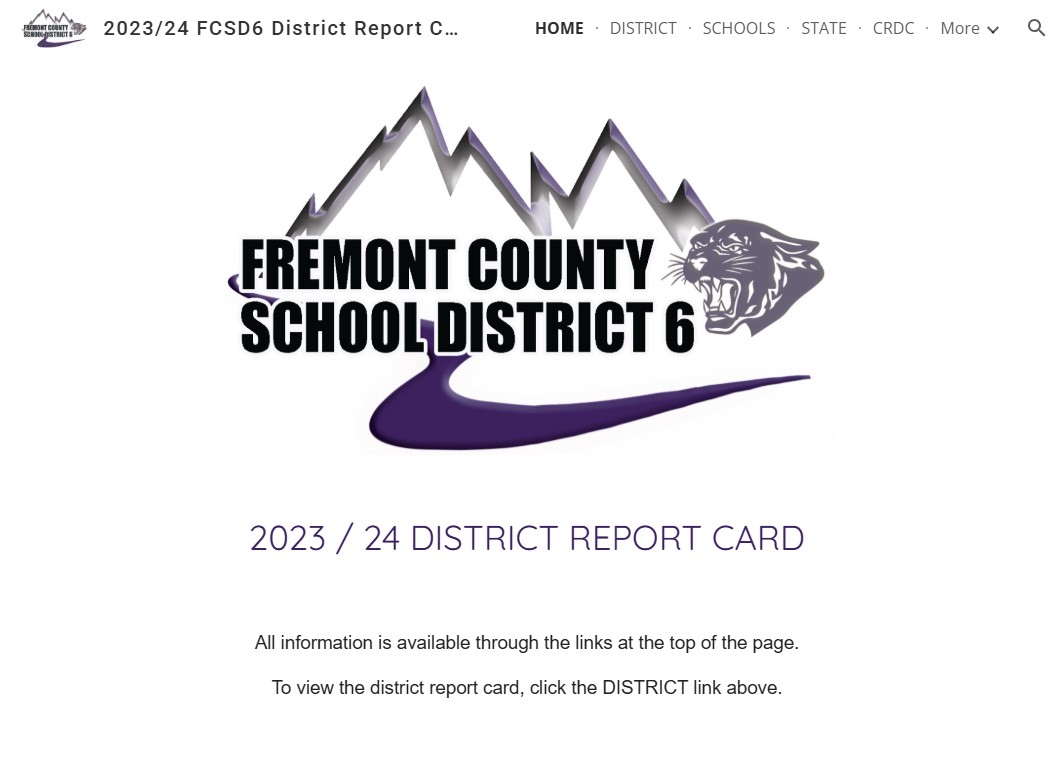 District Report Card