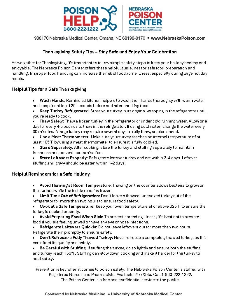 Thanksgiving Safety Tips - Stay Safe and Enjoy Your Celebration