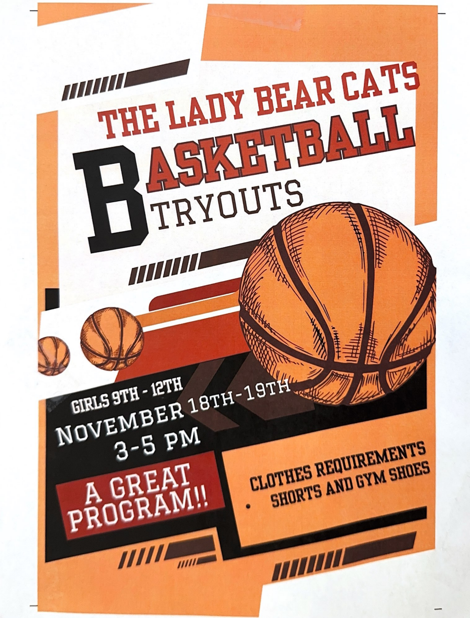 Lady Bearcat Basketball Tryouts