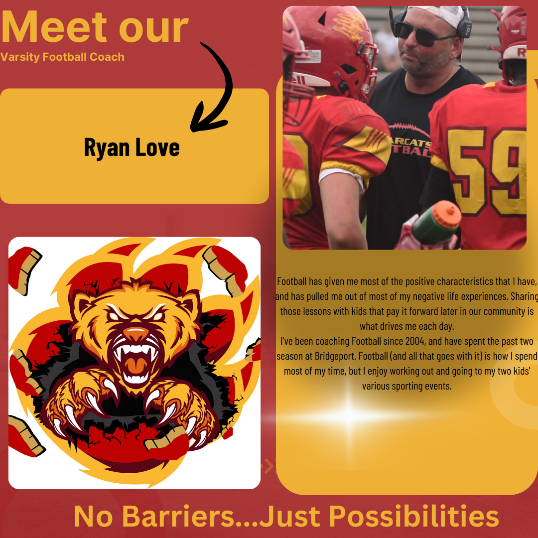 Varsity Football Coach Ryan Love