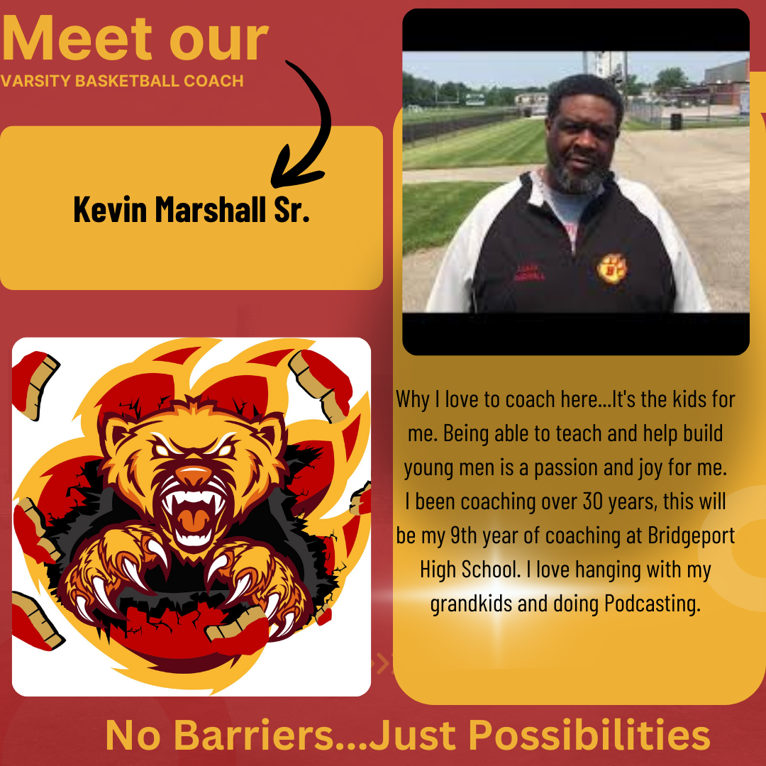 Varsity Basketball Coach Kevin Marshall Sr.