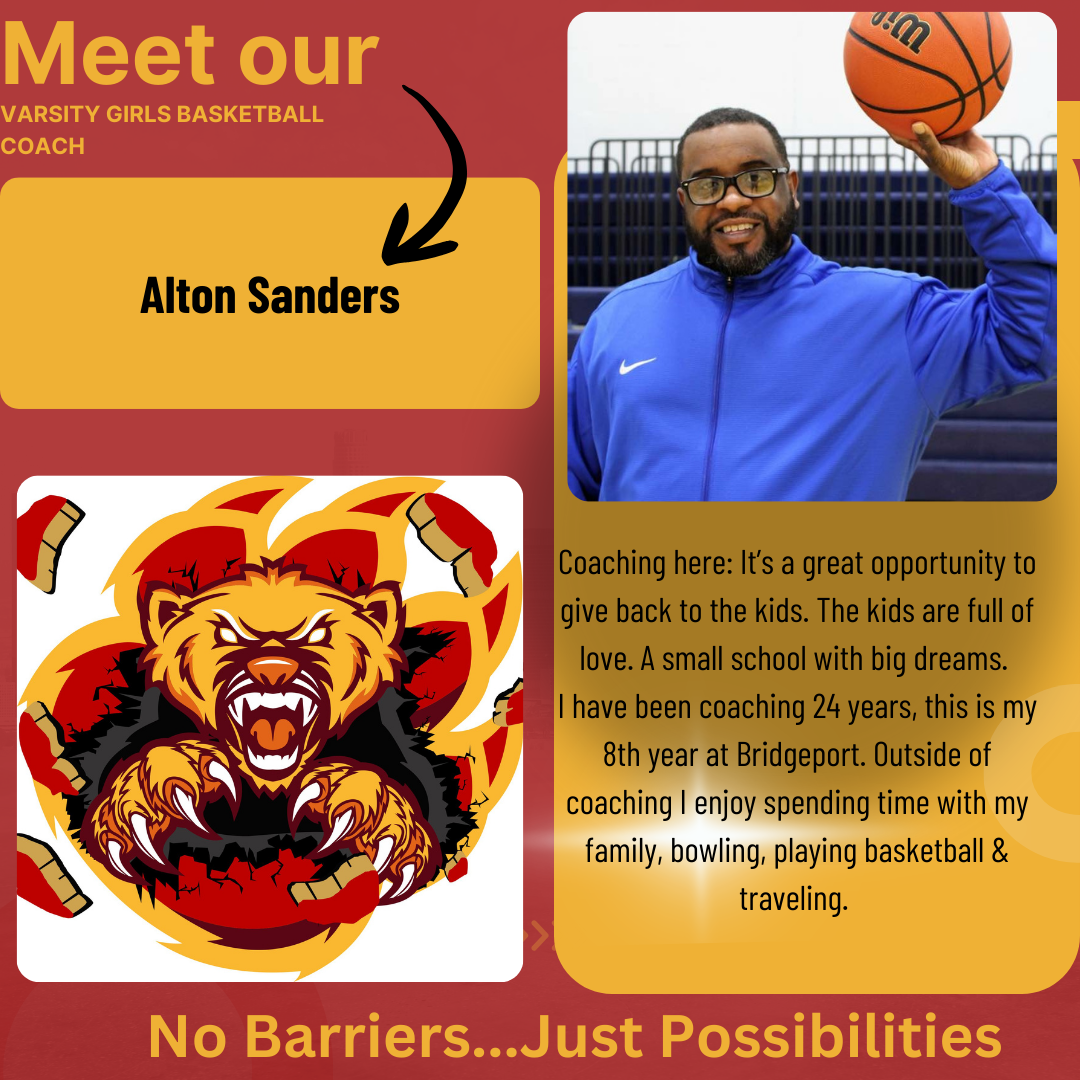 Varsity Girls Basketball Coach Alton Sanders