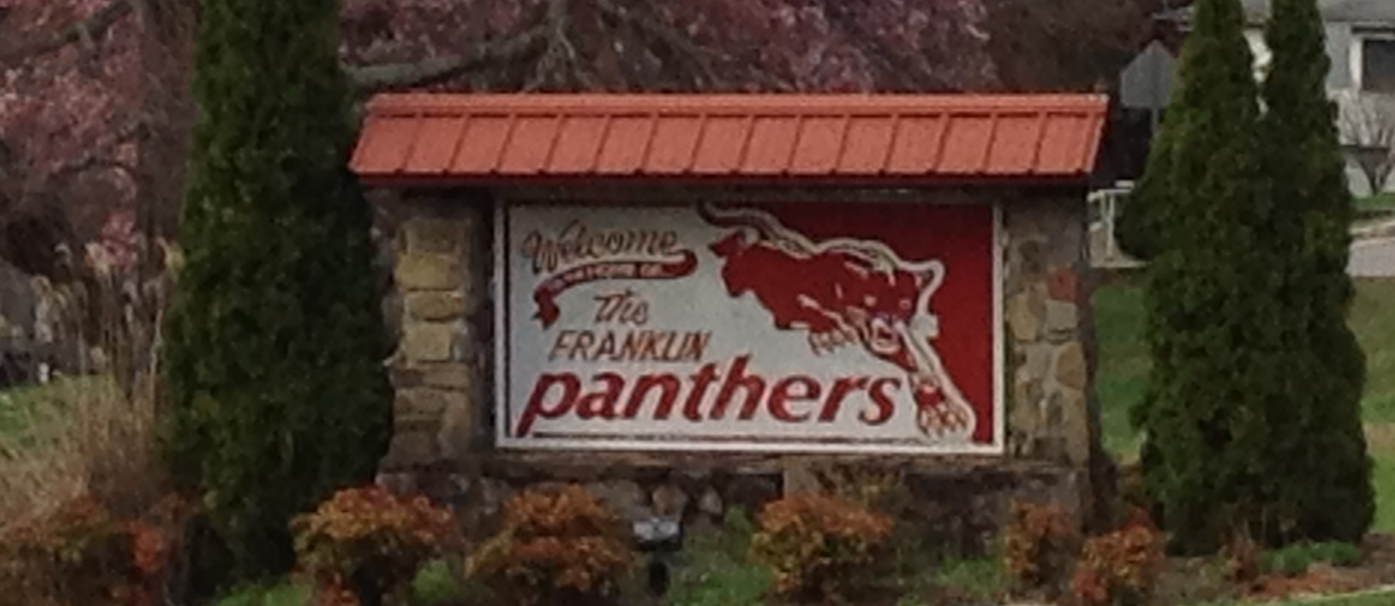Photo of Franklin High School Sign on Porter Street