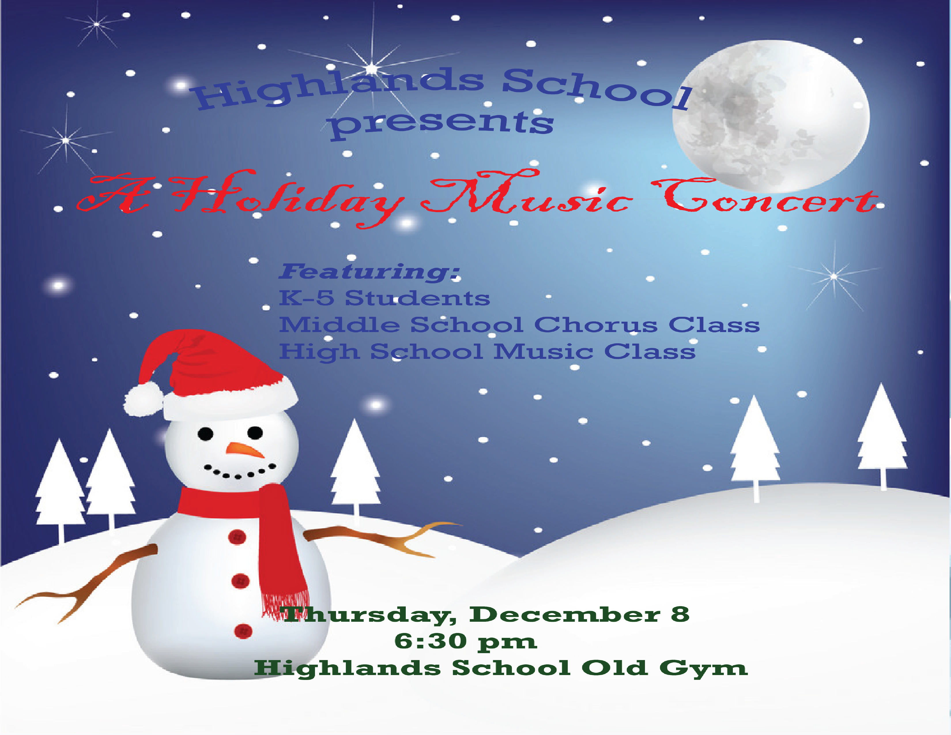 Holiday Music Concert