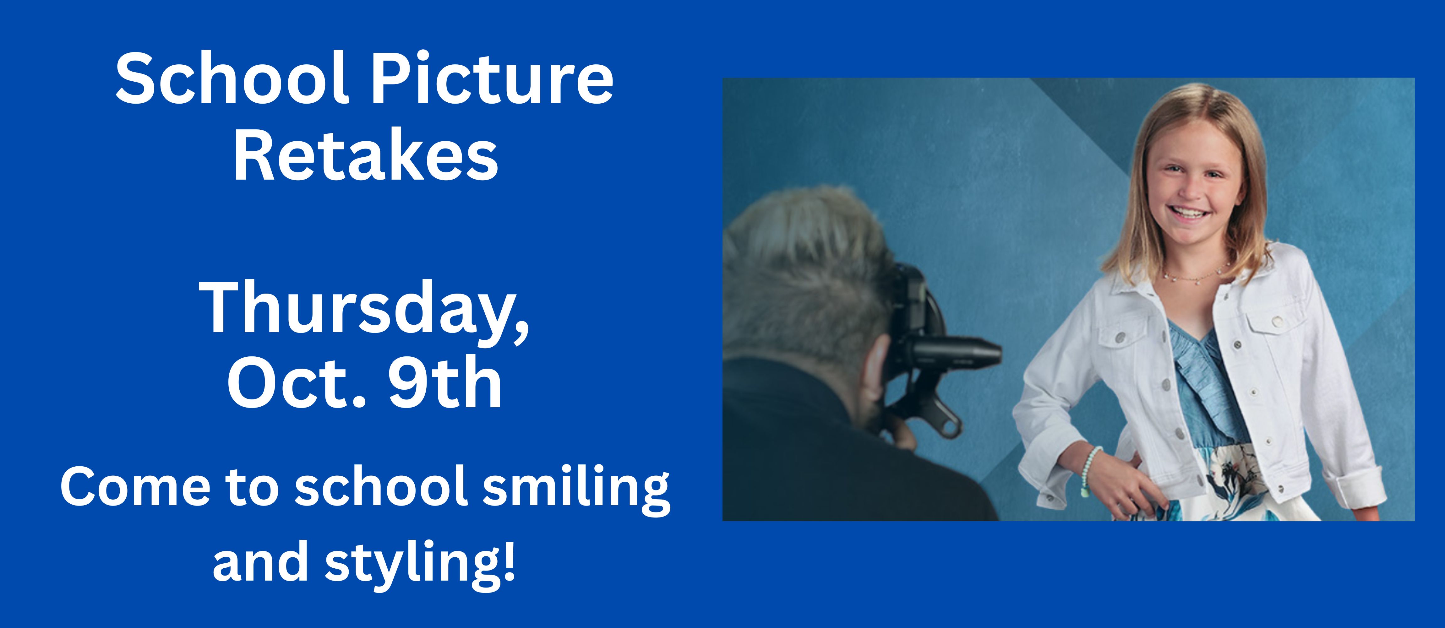 Picture Retakes Oct. 9