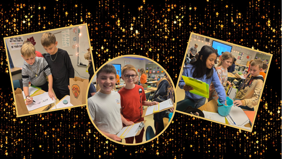 photo collage of students