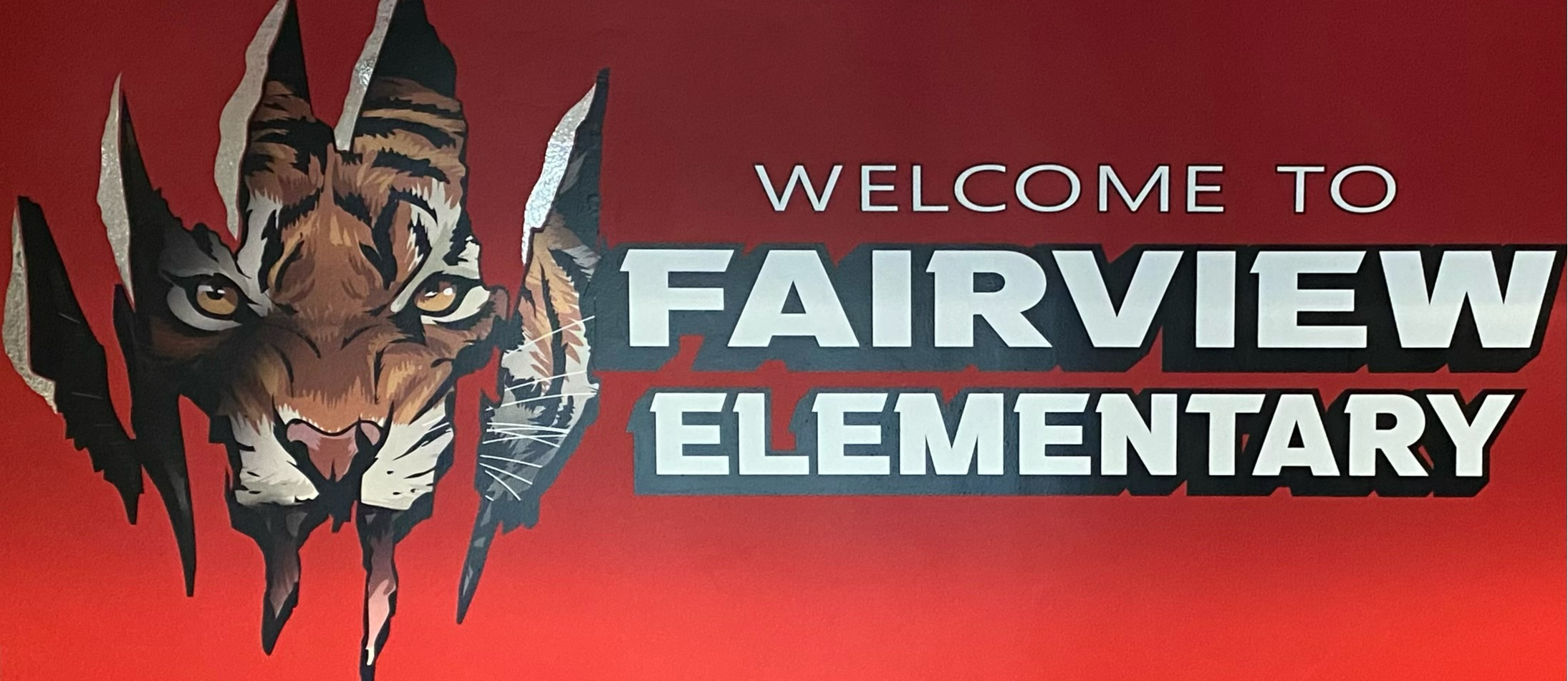 Welcome to Fairview Elementary wall art