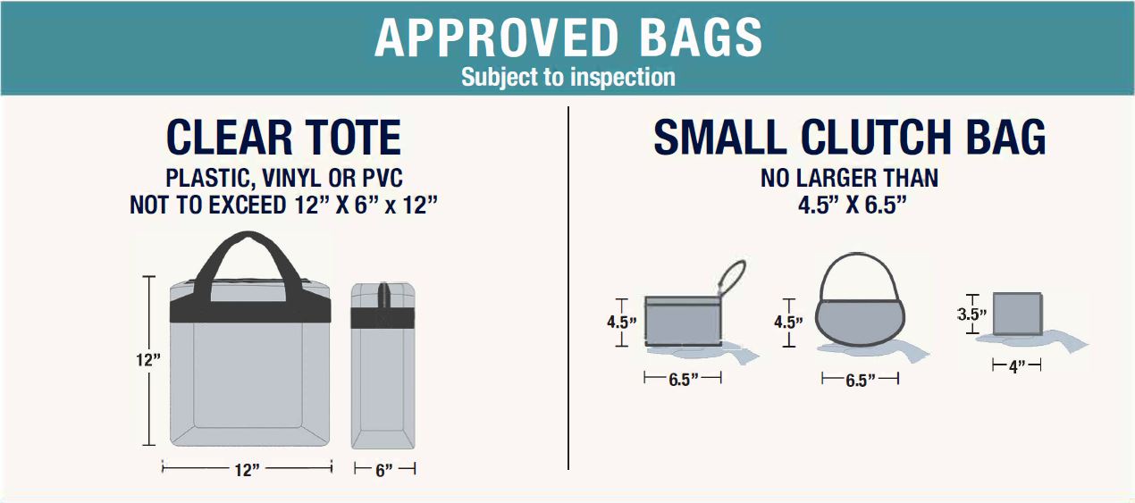 Clear Bag Policy for Sporting Events