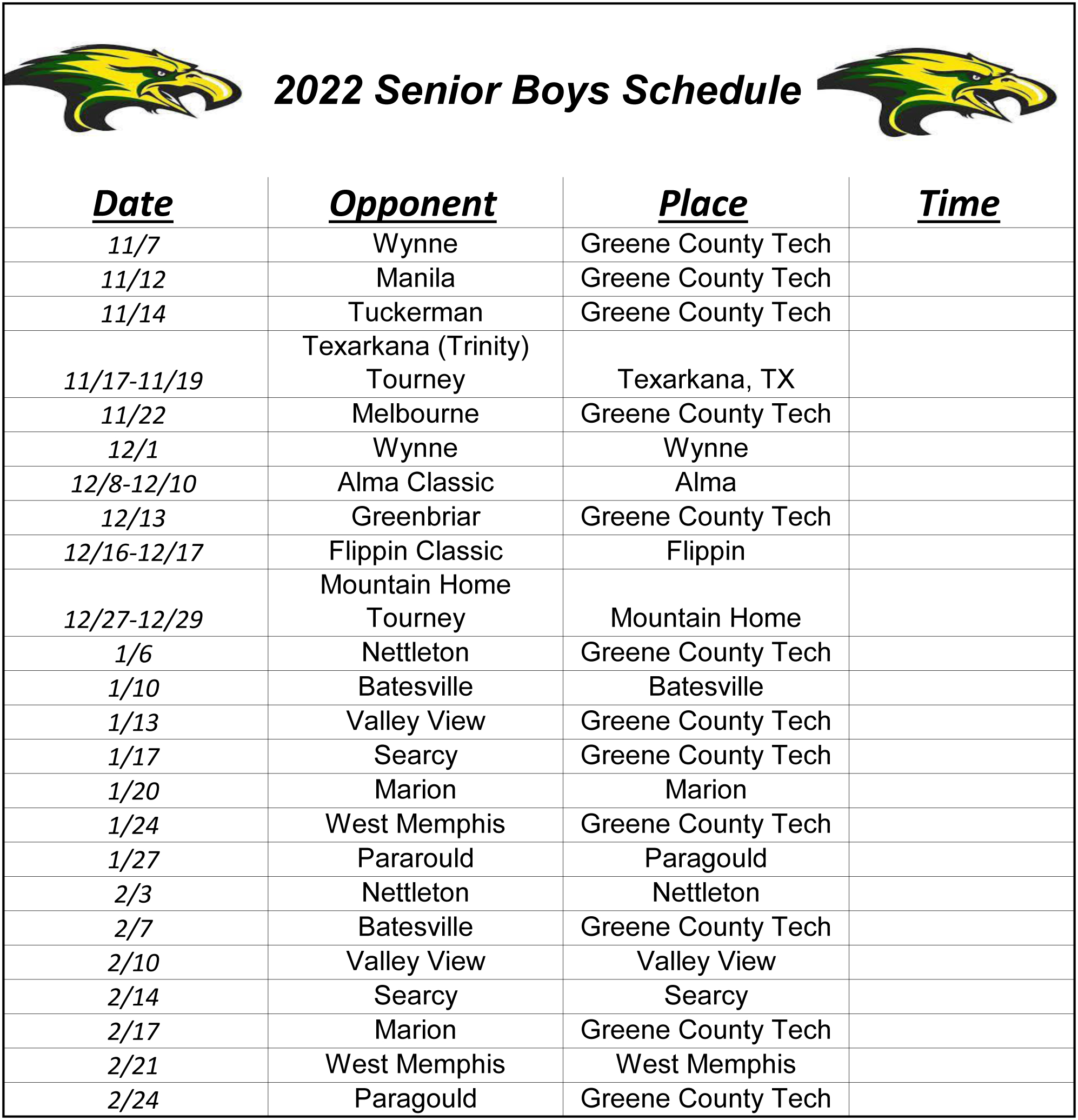 Boys Basketball Greene County Tech Athletics