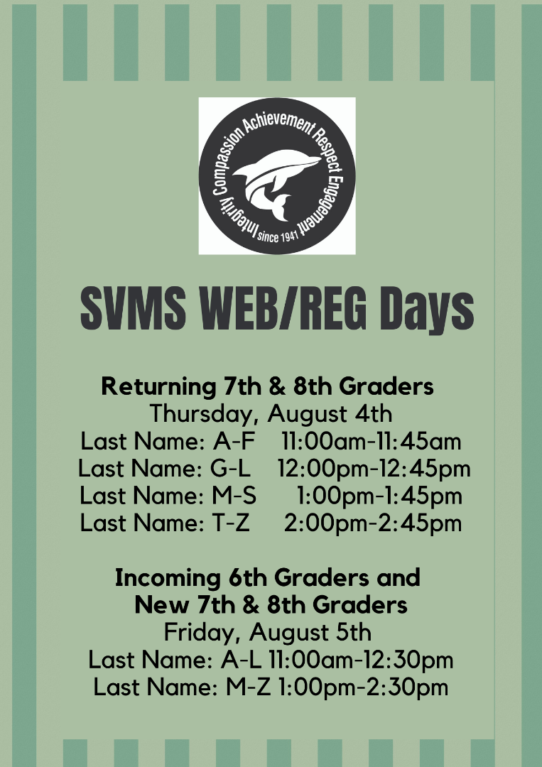 WEB and Registration Days