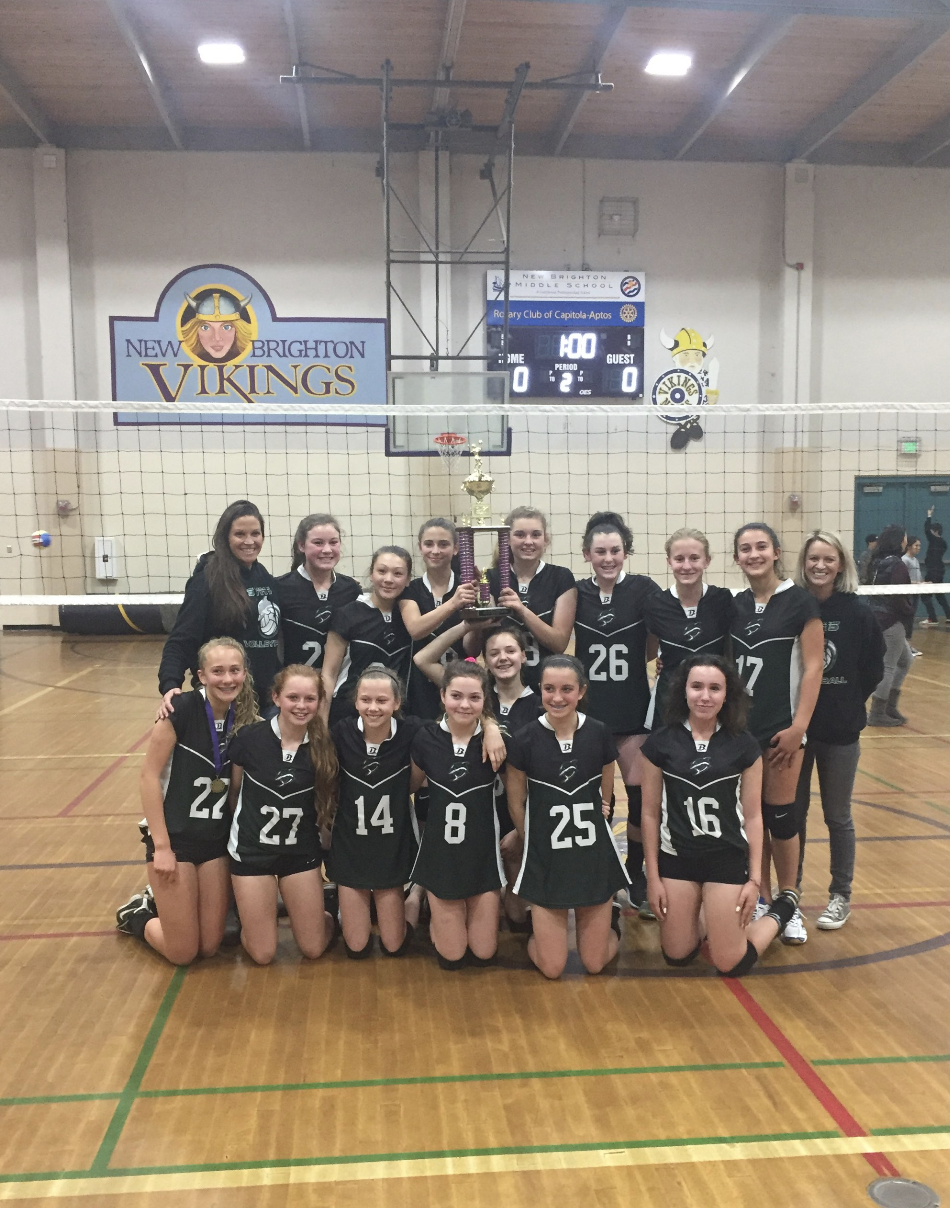 2017-18 7TH GRADE GIRLS VOLLEYBALL WIN THE TOURNAMENT!!!