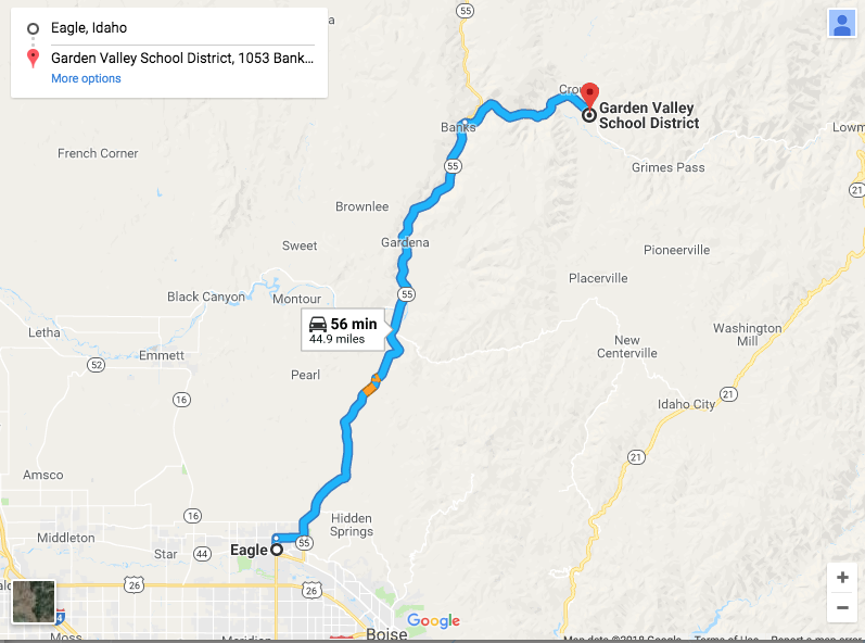 Garden Valley Idaho Map Hours + Directions | Garden Valley School