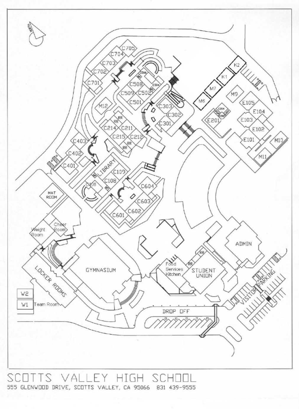 Campus Map Scotts Valley High School Campus Map Scotts Valley High School