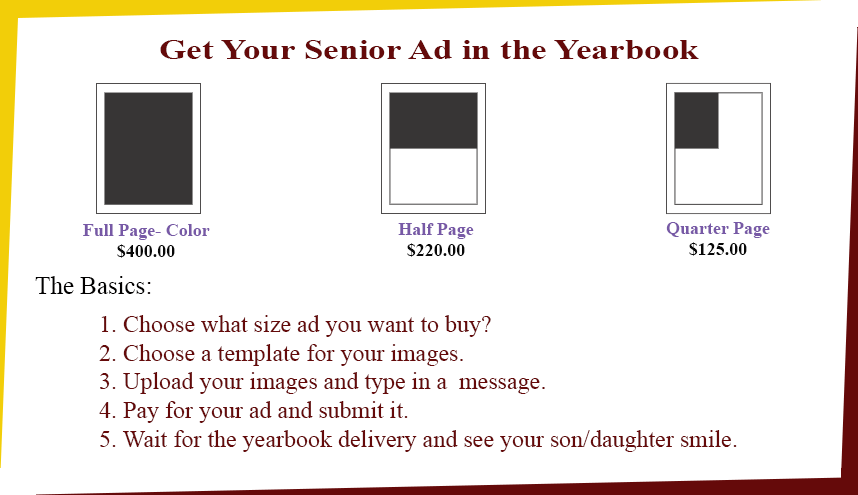 Purchase a yearbook ad
