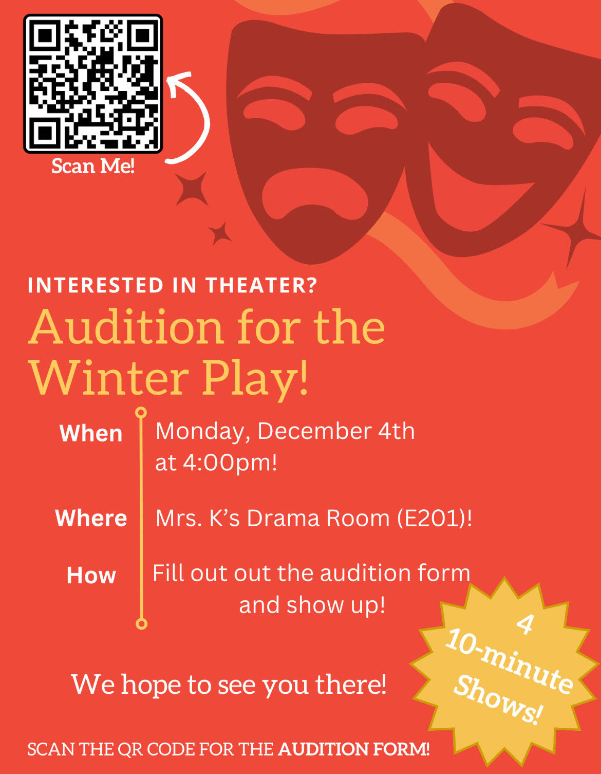 Winter Play Auditions
