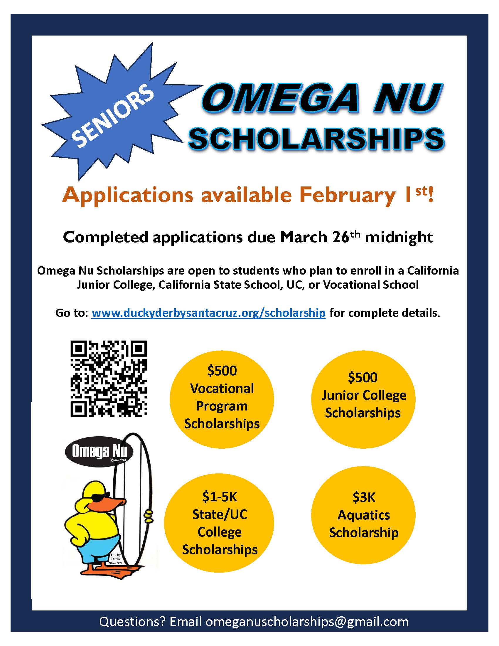 Omega Nu Scholarship