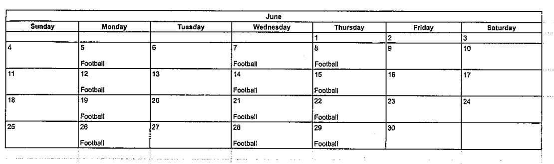 2023 June Football