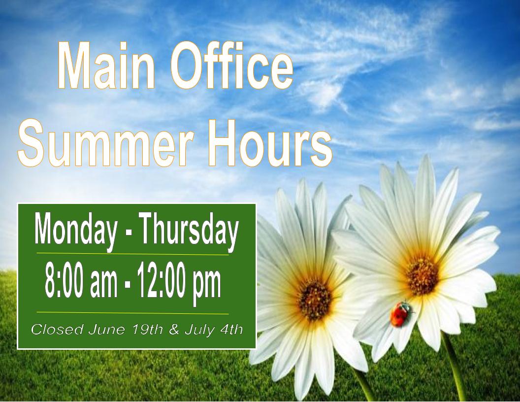 Main Office Hours