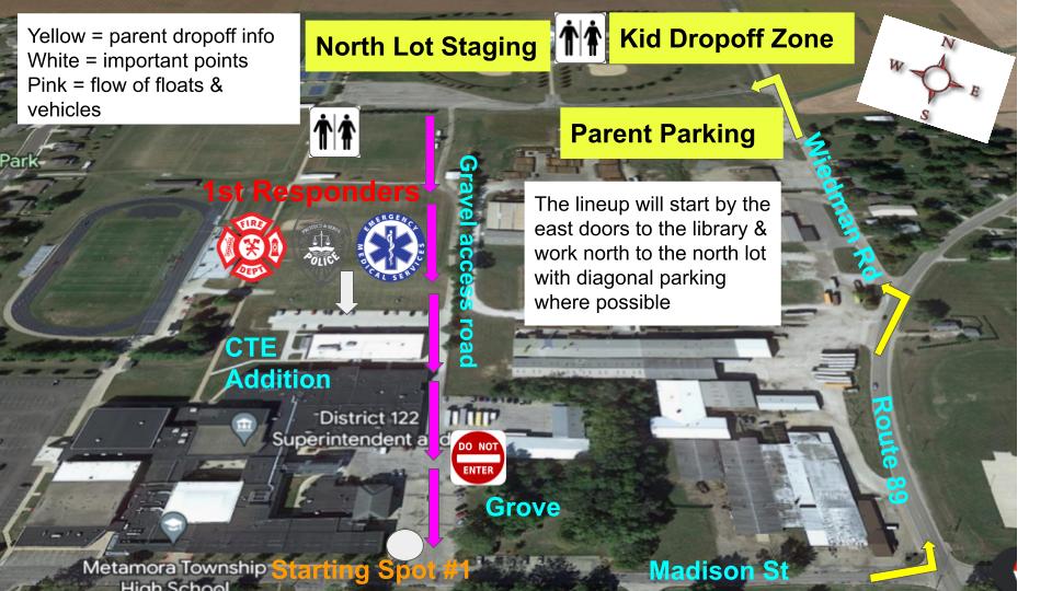 Parade Staging Map