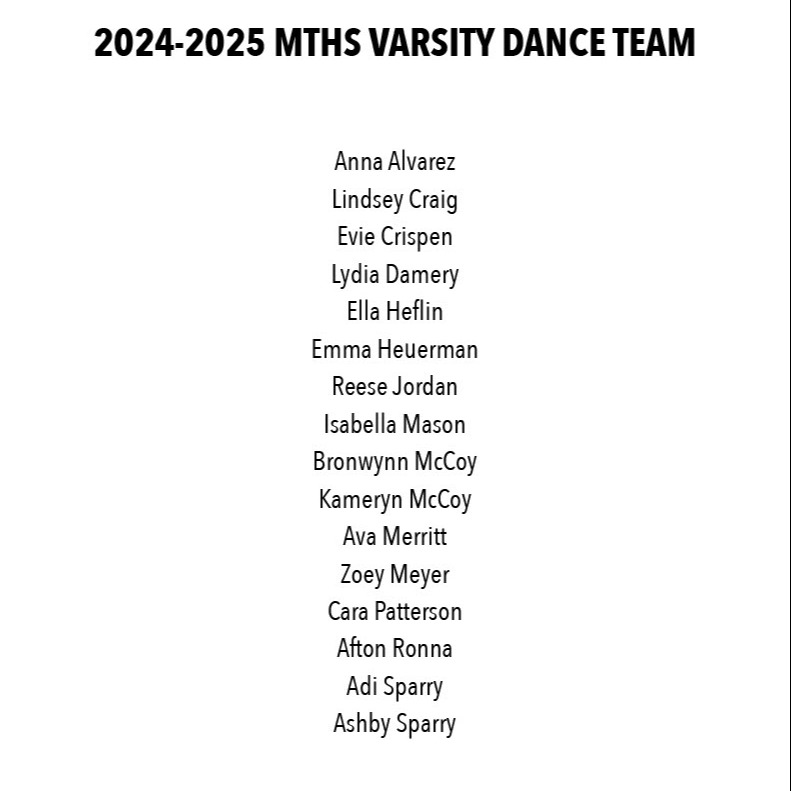 2024-2025 Dance Team