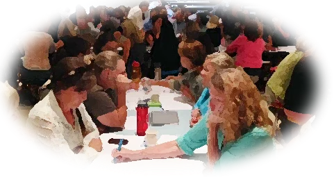 people at a table