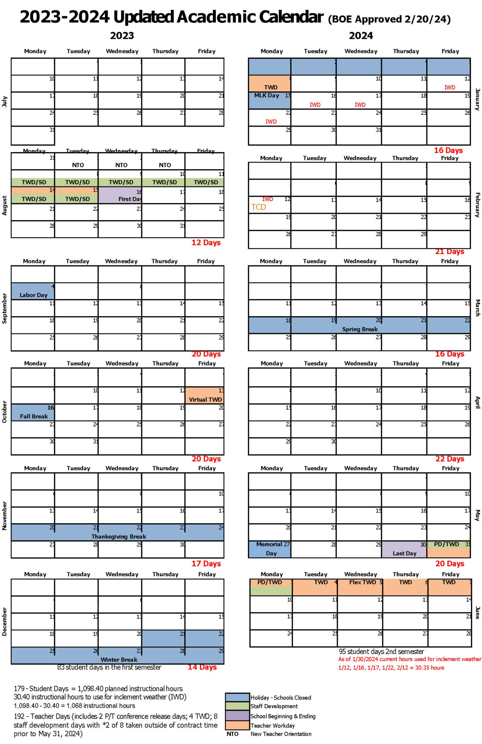 Calendars Bentonville Schools