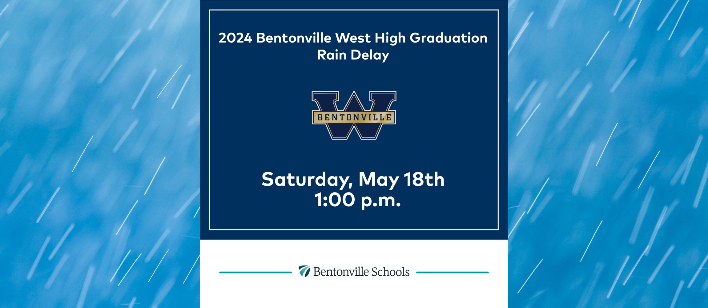 Bentonville West Graduation Changes