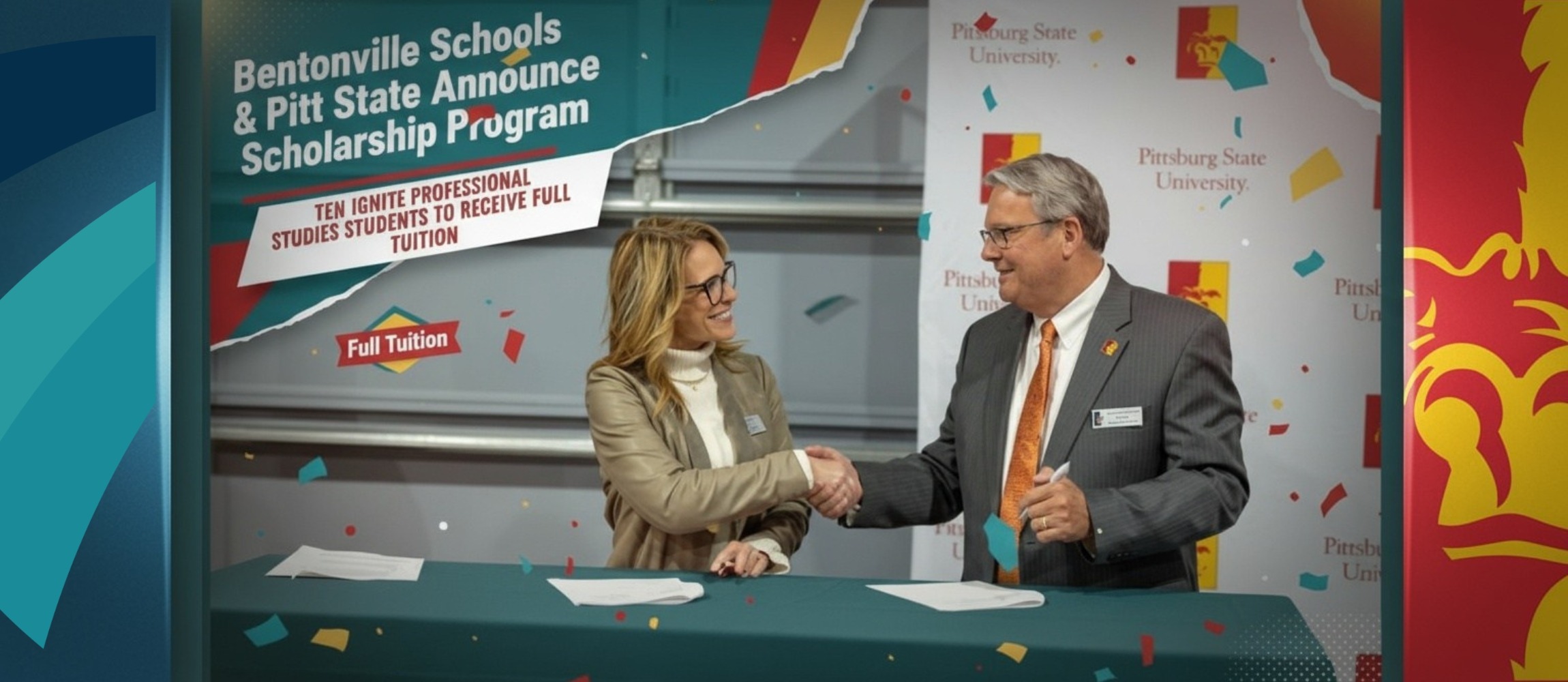 Bentonville Schools Ignite and Pitt State announcement