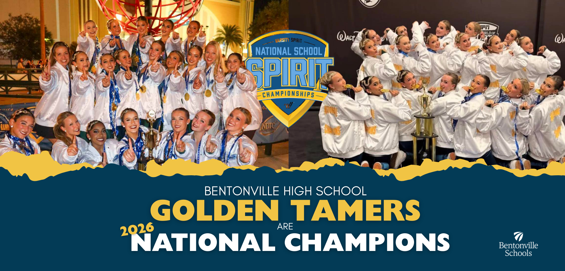 Bentonville High School Golden Tamers are National Champions