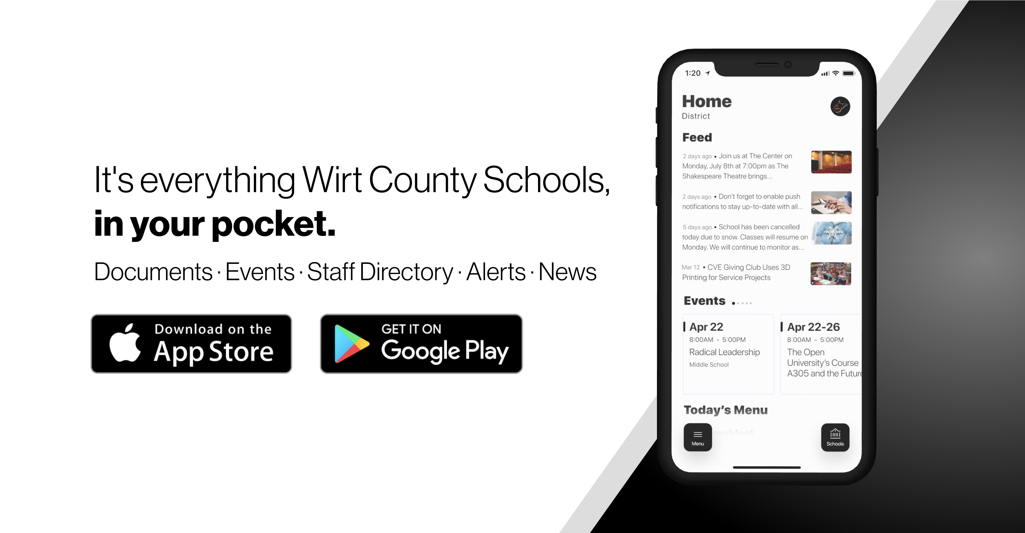 it's everything wirt county, in your pocket.