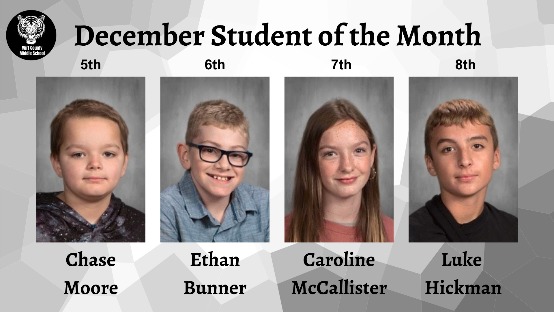 December Student of the Month