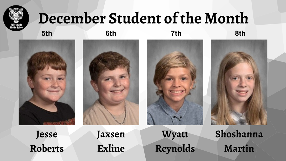 December Student of the Month