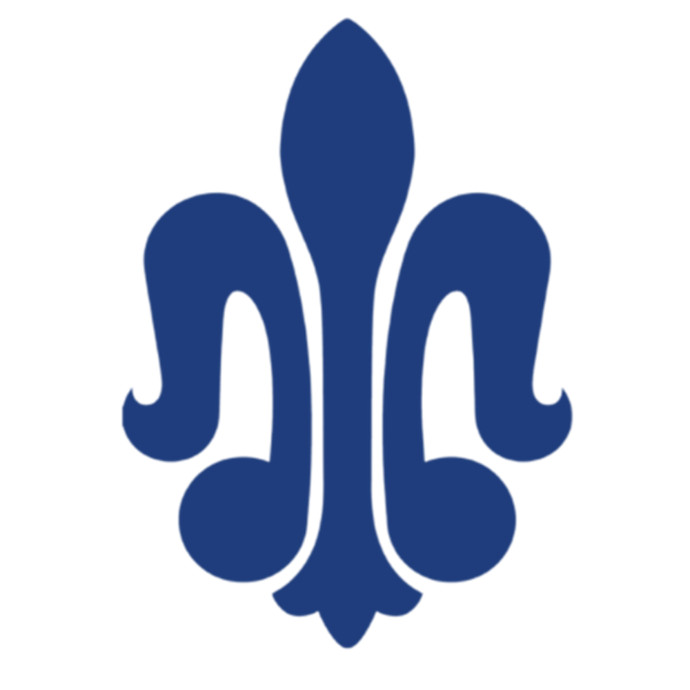 blue fleur de lis